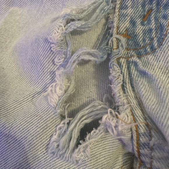 Vintage 90s Orange Tab Distressed Levi’s 550 Jeans Size 36 X 32 Relaxed Fit - Picture 10 of 16